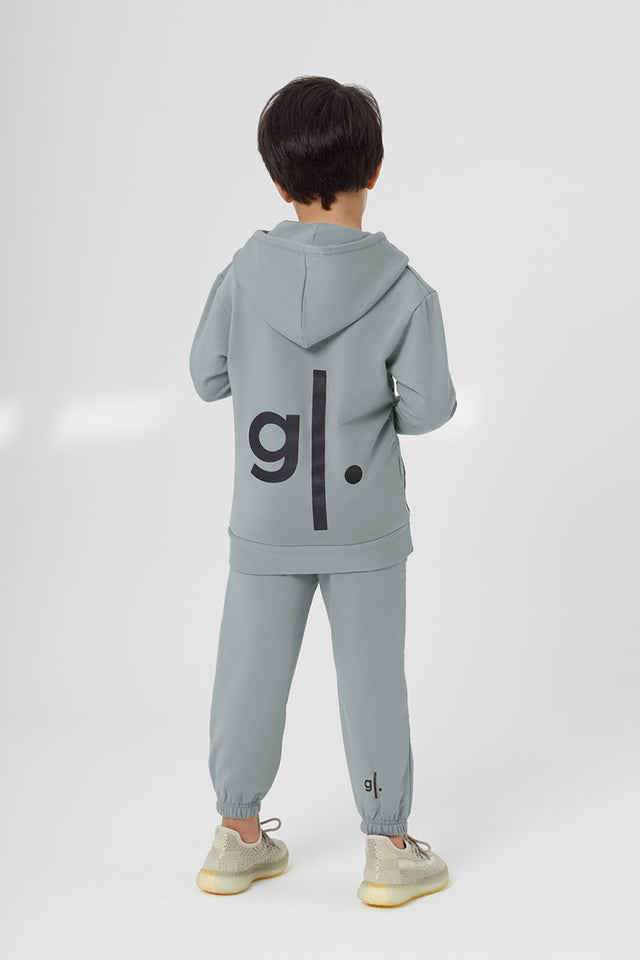 Organic Bamboo Cozy Zip Hoodie Boys