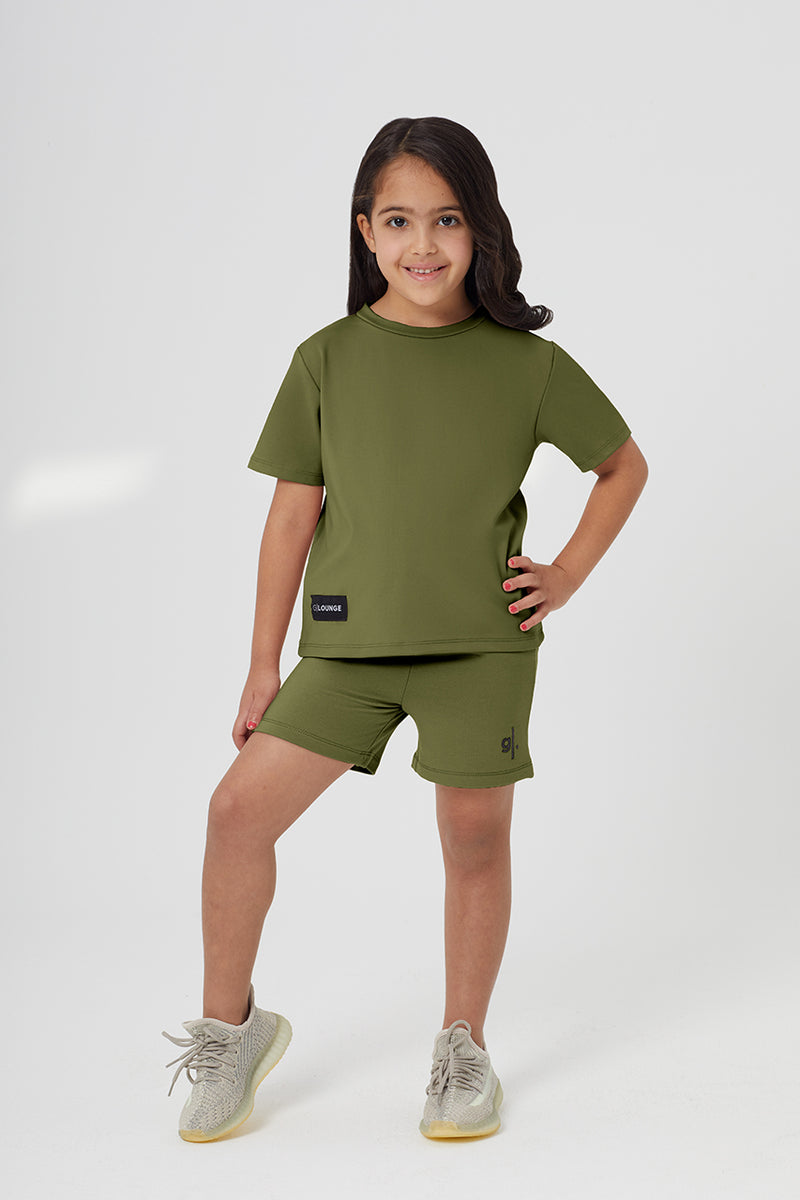 Organic Bamboo Girls Lounge Shorts