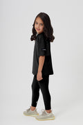 Girls Full Length Sustainable High Waist Leggings