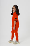 Girls Full Length Sustainable High Waist Leggings