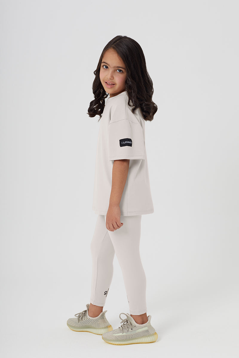 Girls Full Length Sustainable High Waist Leggings