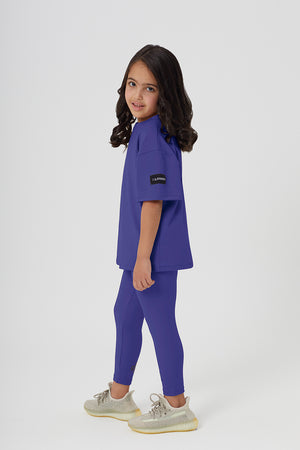 Girls Full Length Sustainable High Waist Leggings