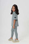 Girls Full Length Sustainable High Waist Leggings