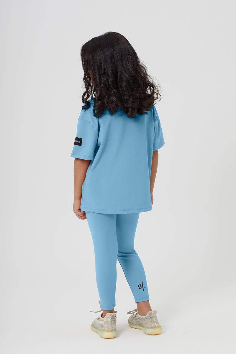 Girls Full Length Sustainable High Waist Leggings