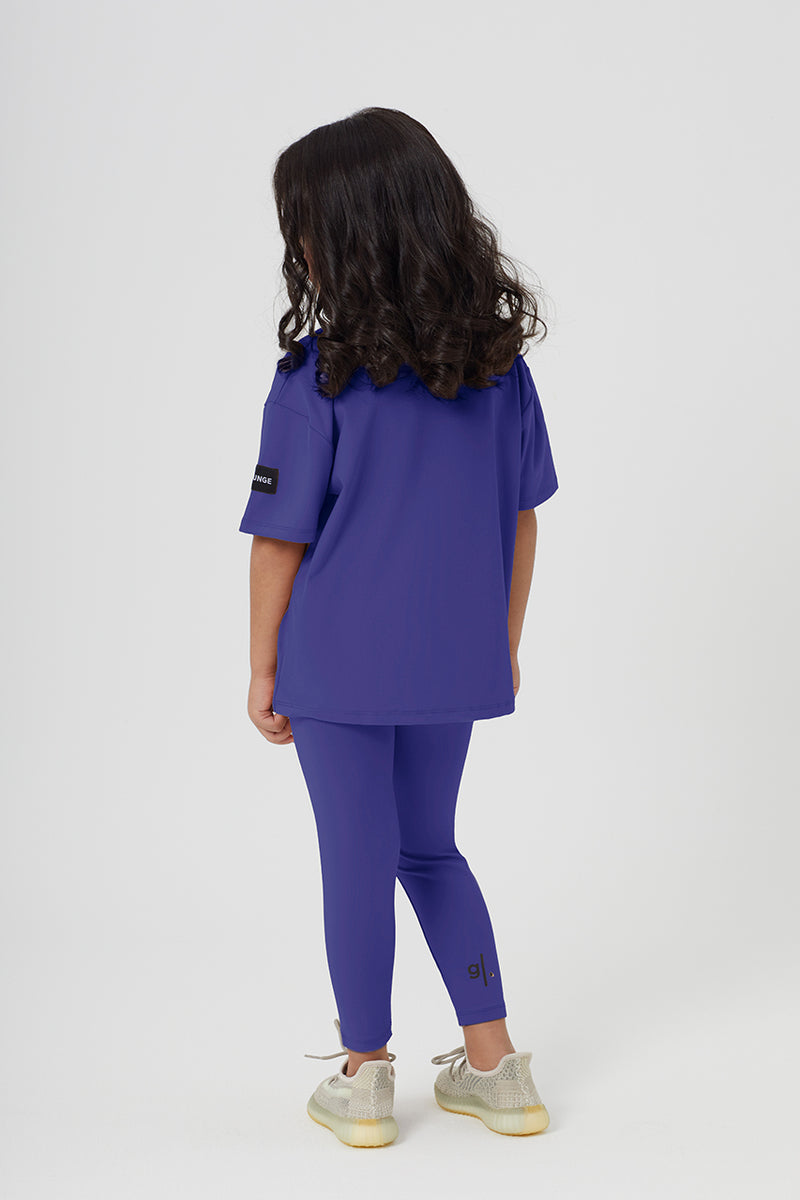 Girls Full Length Sustainable High Waist Leggings