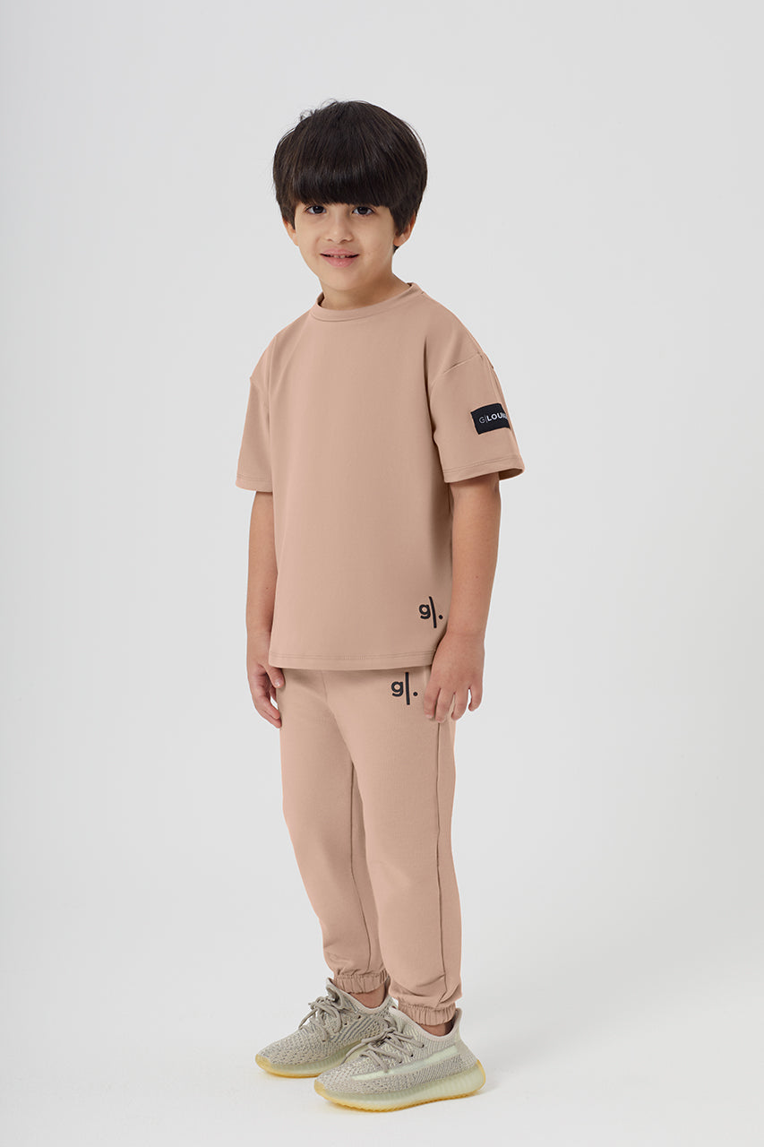 Boys Sustainable Oversized T shirt Glossy Lounge