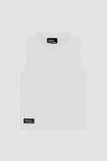 Women's Sustainable Sleeveless Crop High Neck Top